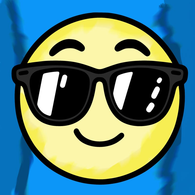 emoji with sunglasses