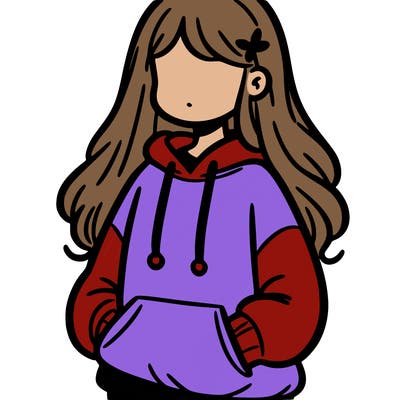 girl in sweatshirt