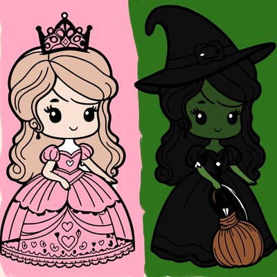 princess as a witch