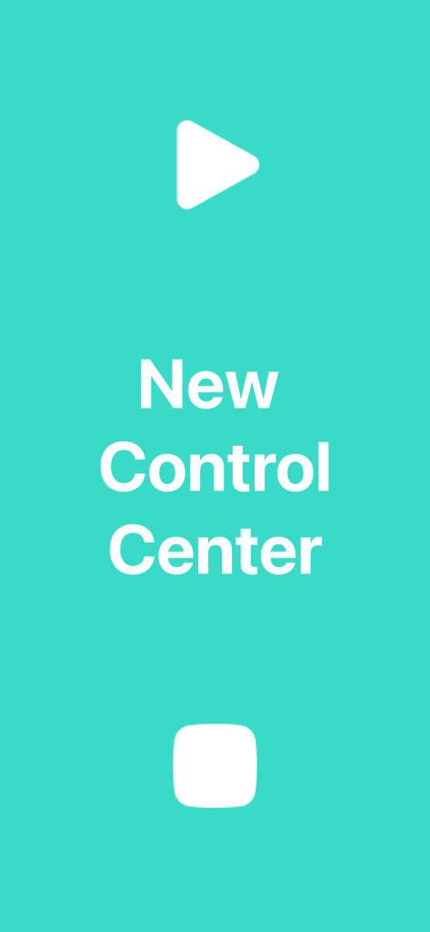 Intelly - Smart Shower Tracker - Écran promotionnel pour Intelly Smart Shower Tracker présentant l'interface du nouveau Centre de contrôle