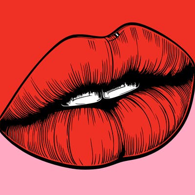 realistic lips