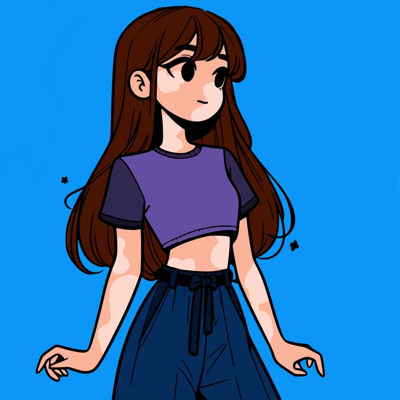 girl in a cute crop top
