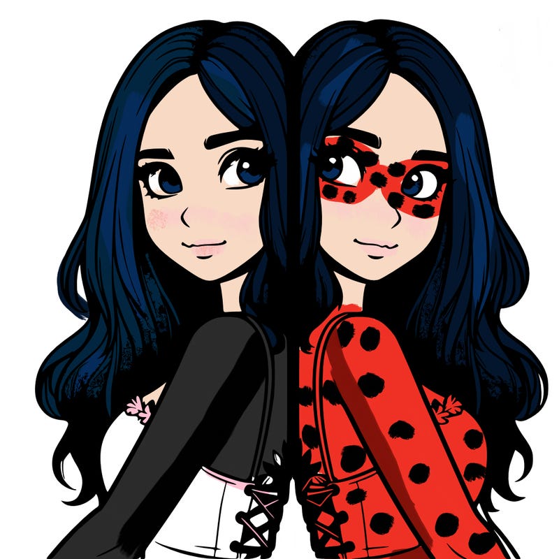 a realistic girl split