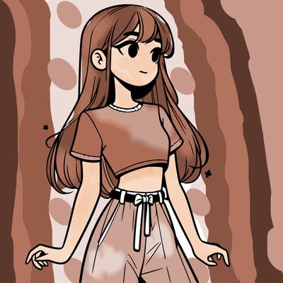 girl in a cute crop top