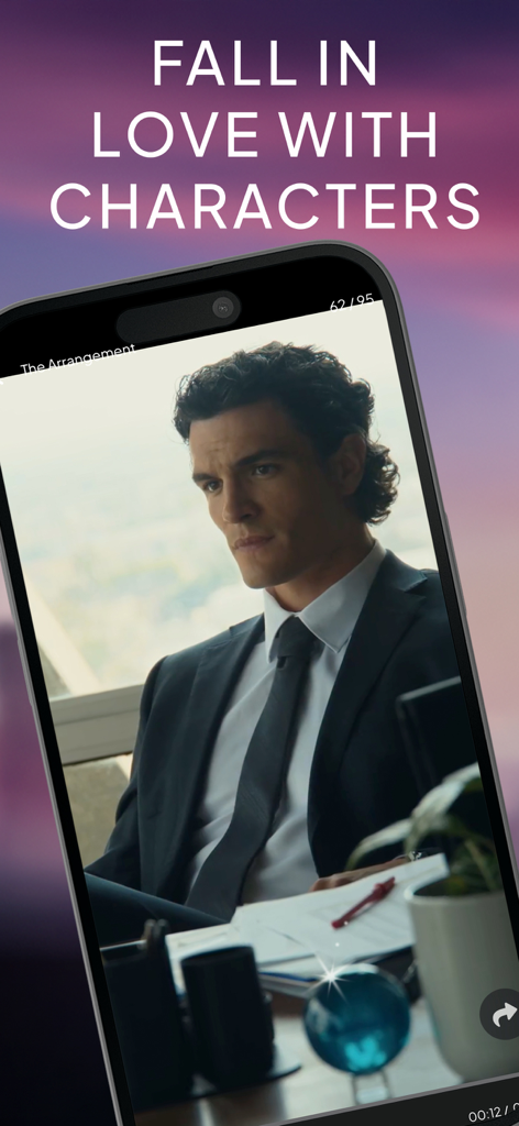 CandyJarTV - Drama & Shorts - A male lead character in a business suit from The Arrangement series on CandyJarTV