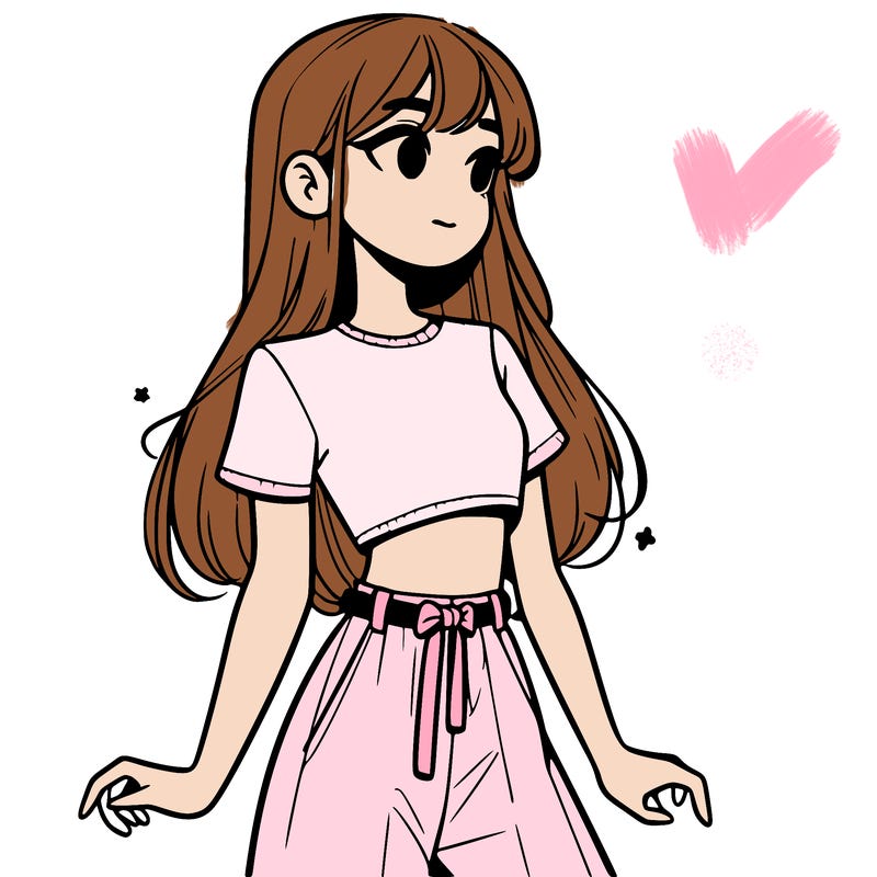 girl in a cute crop top