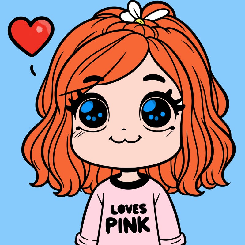 girl that loves pink