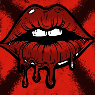lips that look realistic and drip