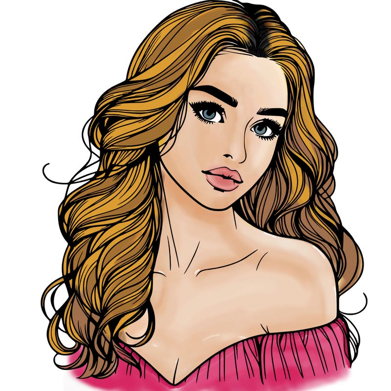 beautiful realistic girl