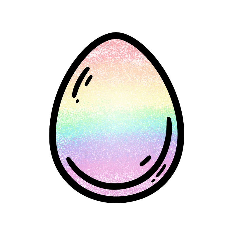 easter egg that is blank