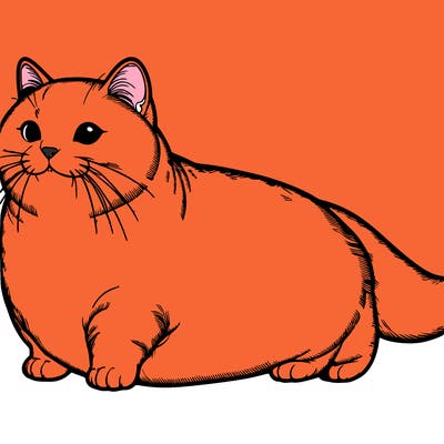 realistic fattest cat ever