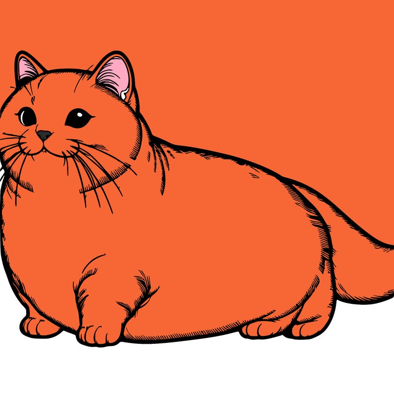 realistic fattest cat ever