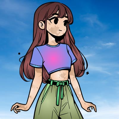 girl in a cute crop top