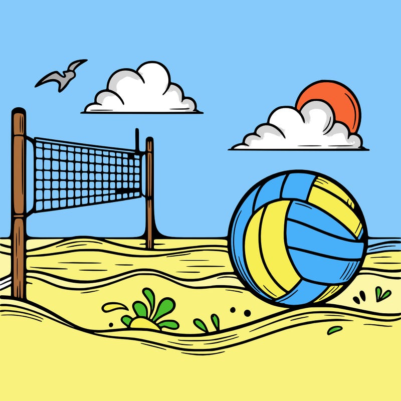 beach volleyball