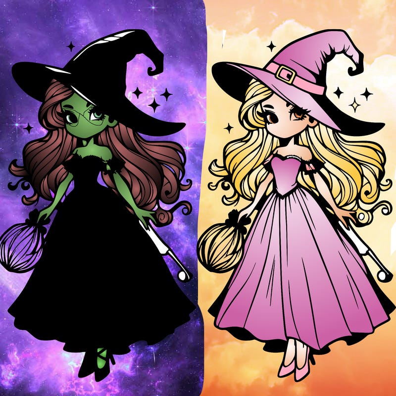 beautiful wicked witch. from wicked