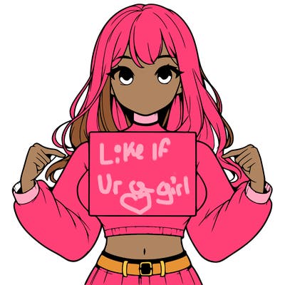 girl holding a blank sign in a long sleeve crop top