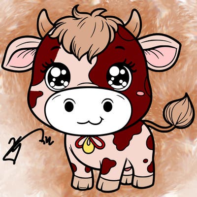 cute cow