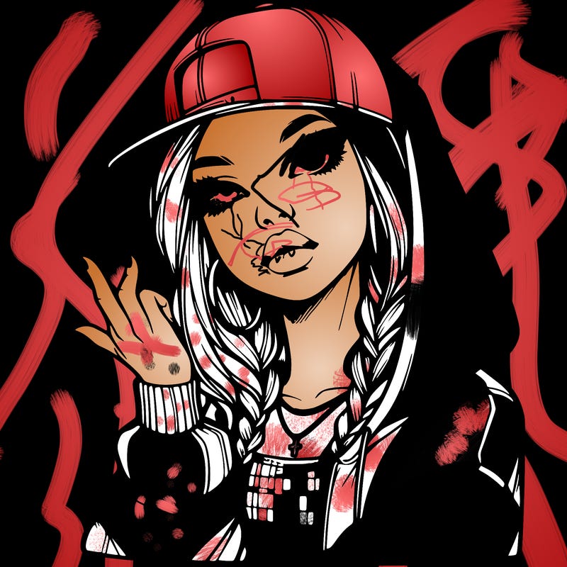 realistic hip hop girl