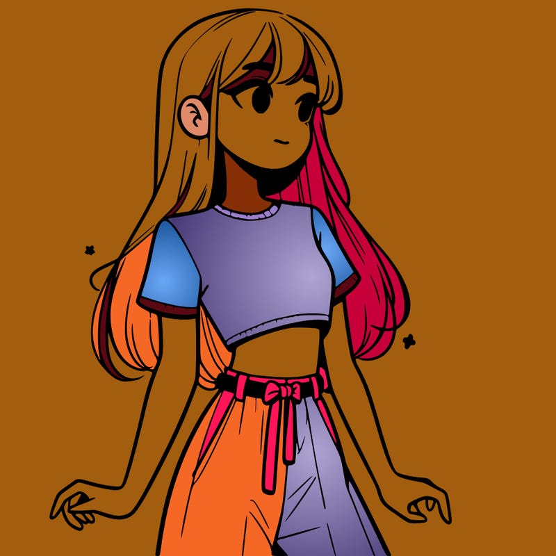 girl in a cute crop top