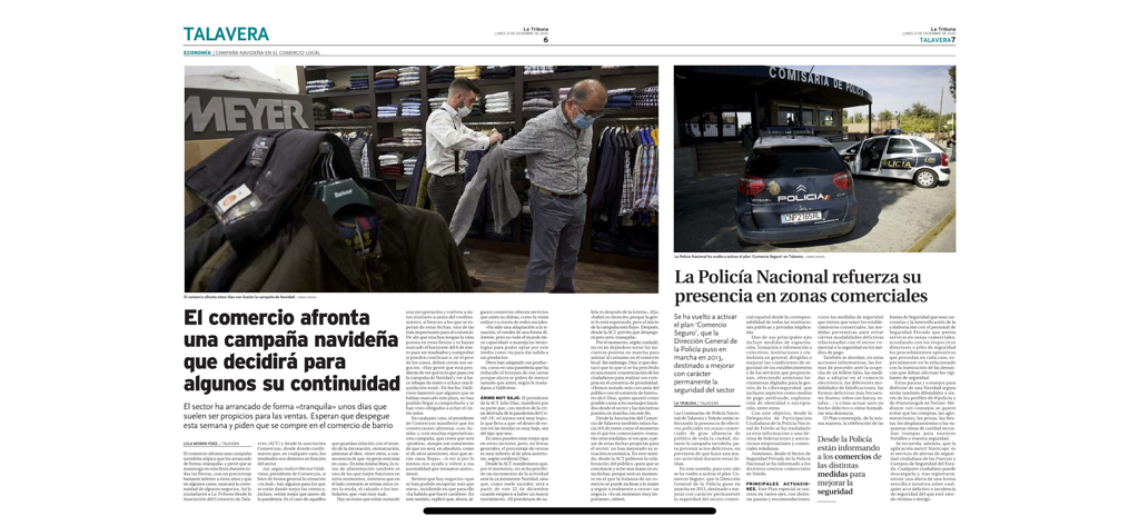 Edición digital del periódico La Tribuna de Talavera con artículos de noticias locales