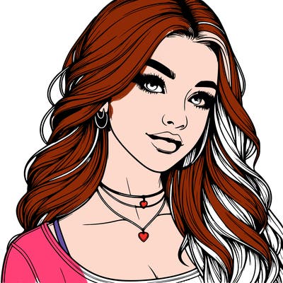 detailed realistic girl