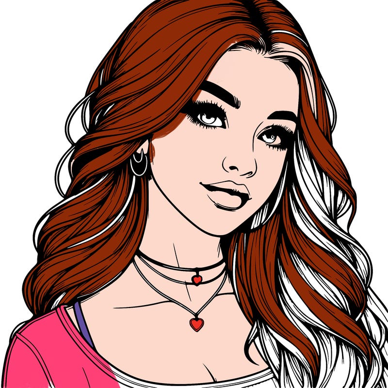 detailed realistic girl