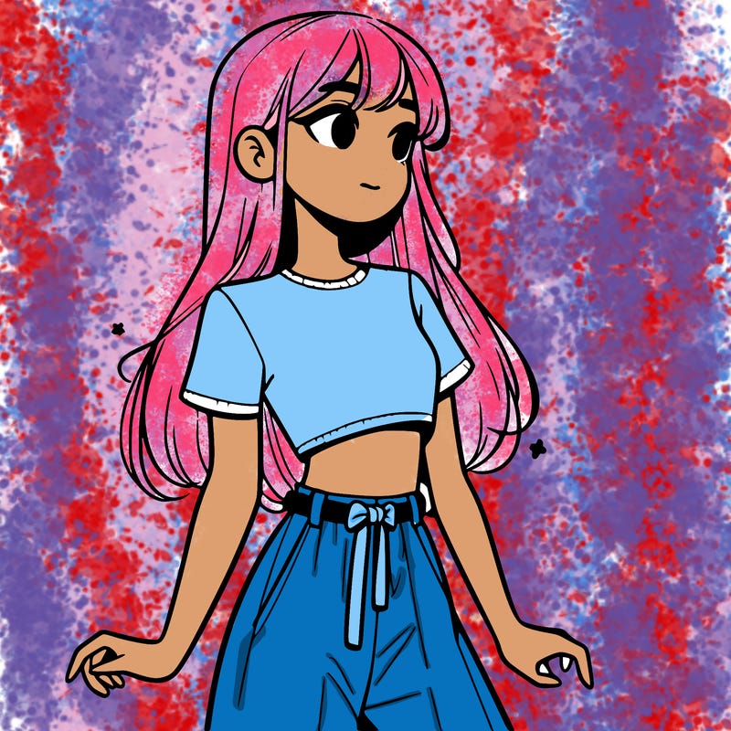 girl in a cute crop top