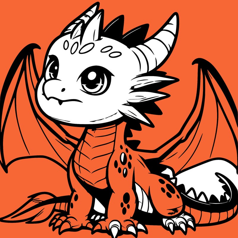 fierce baby night dragon