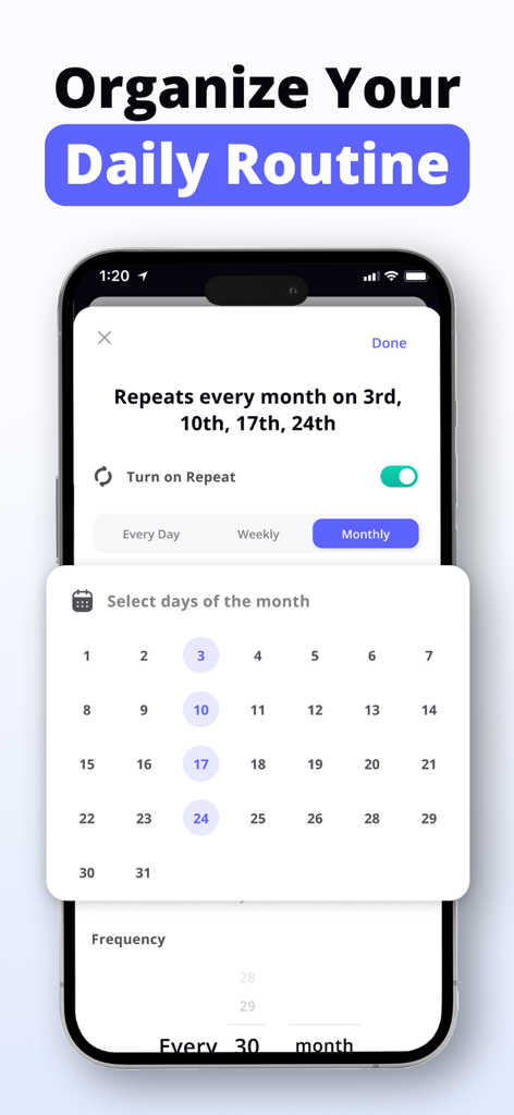 Daily Routine Planner - DayMap - Productivity App | MWM