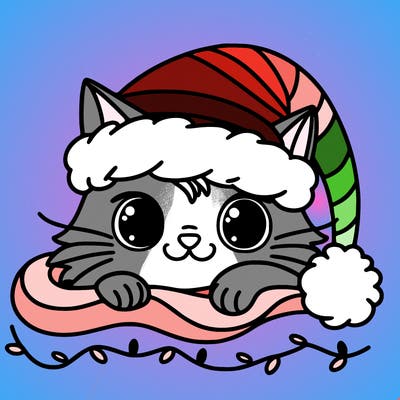 cat christmas