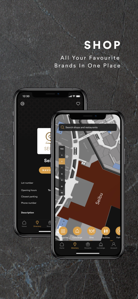 The Exchange TRX - Interactive mall directory and map on The Exchange TRX mobile app