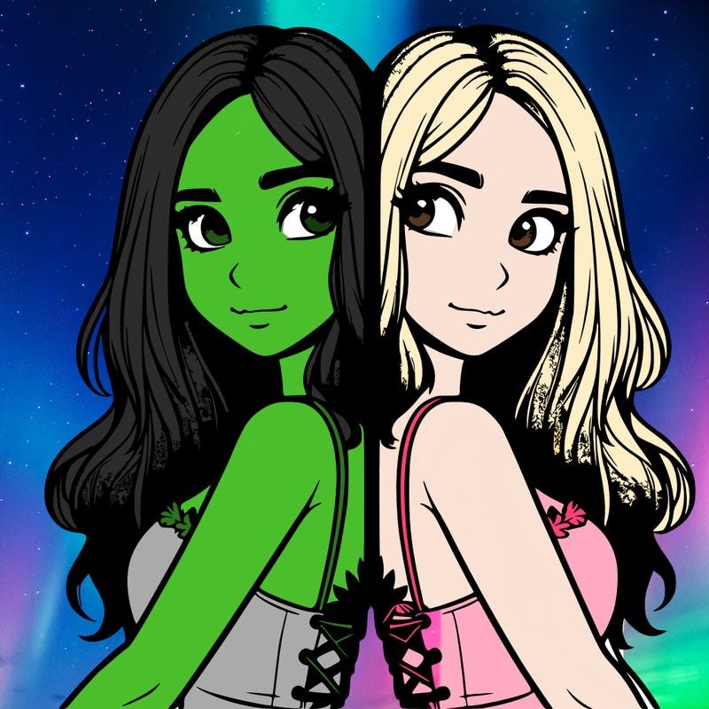 a realistic girl split