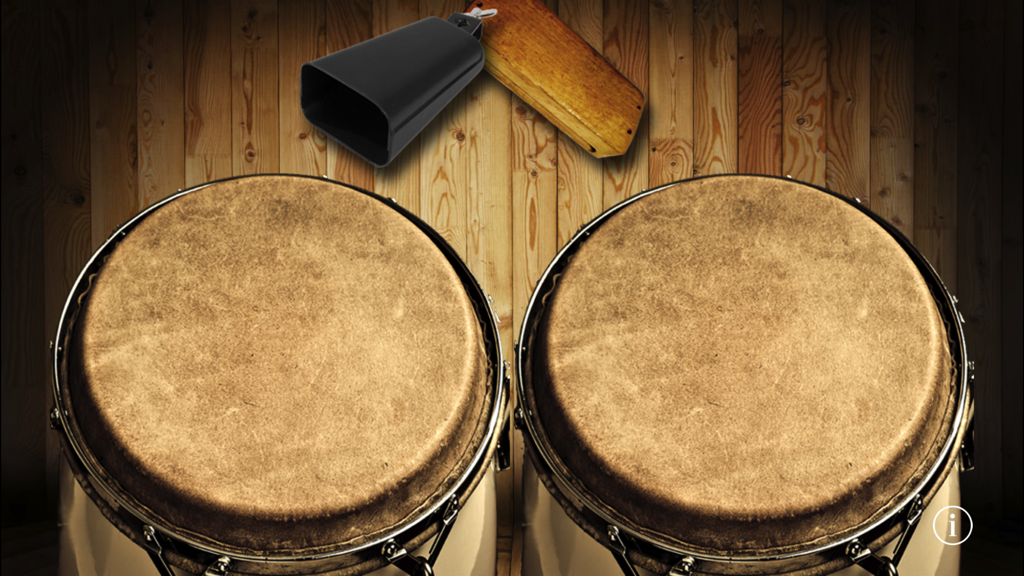 Bongos! - Realistic virtual bongo and conga drums with cowbell and woodblock