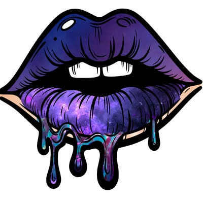 lips that look realistic and drip