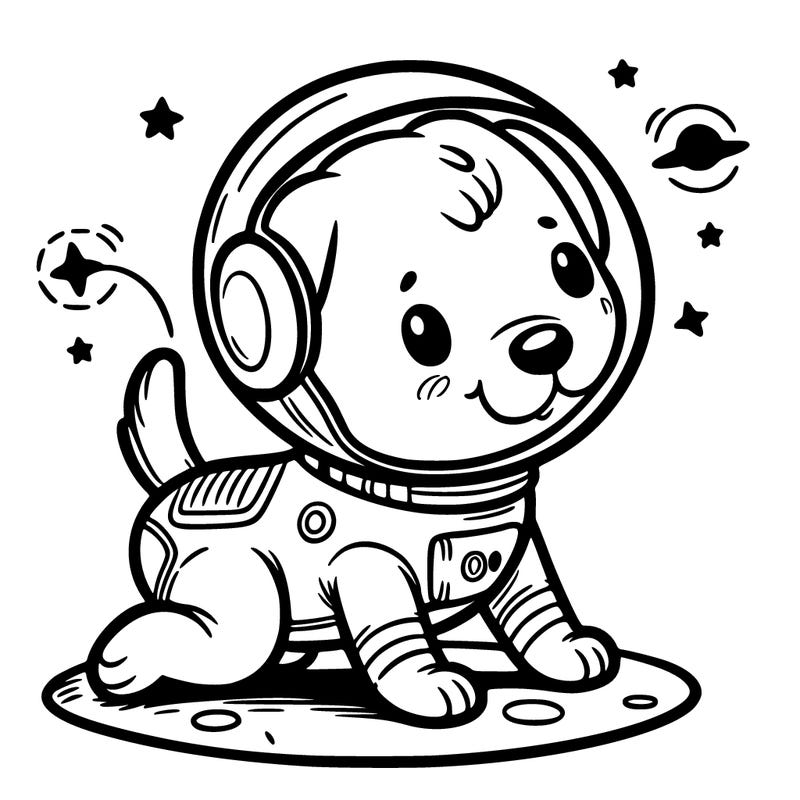 astronaut dog
