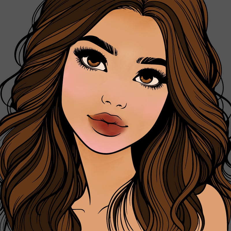 beautiful realistic girl