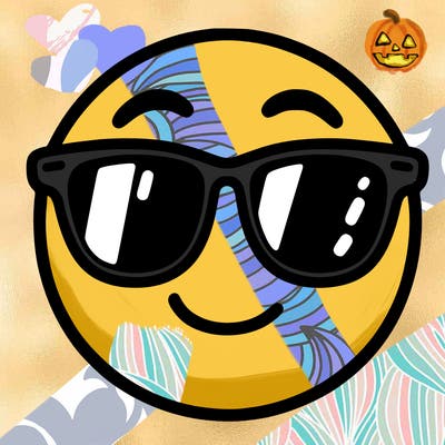 emoji with sunglasses