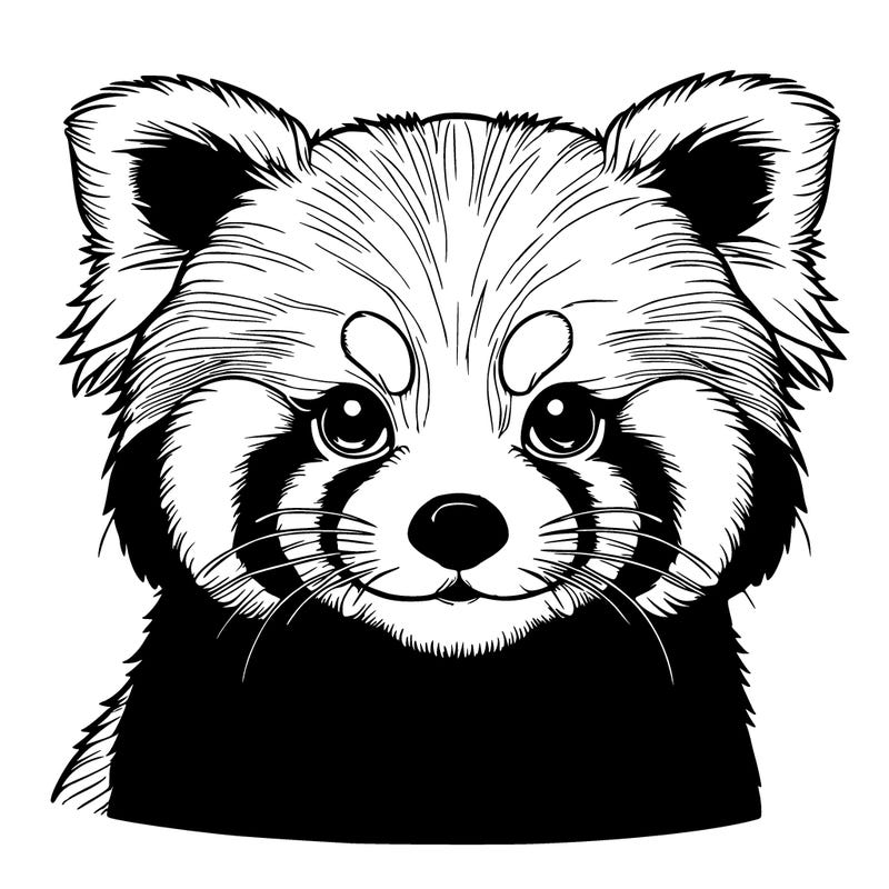 realistic red panda