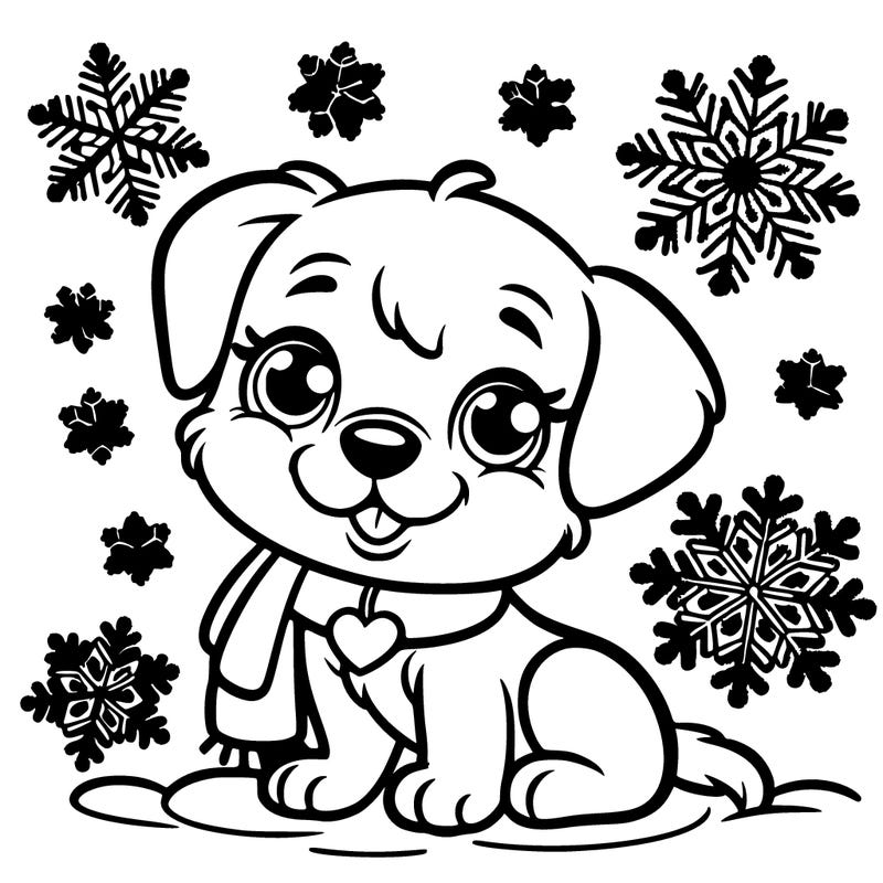snowflake puppy