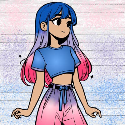 girl in a cute crop top