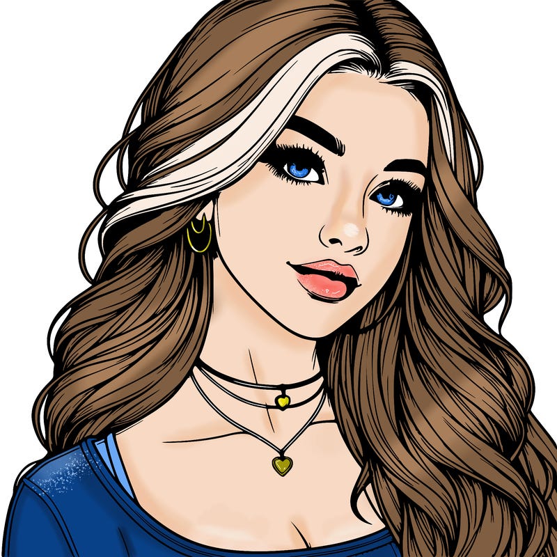 detailed realistic girl