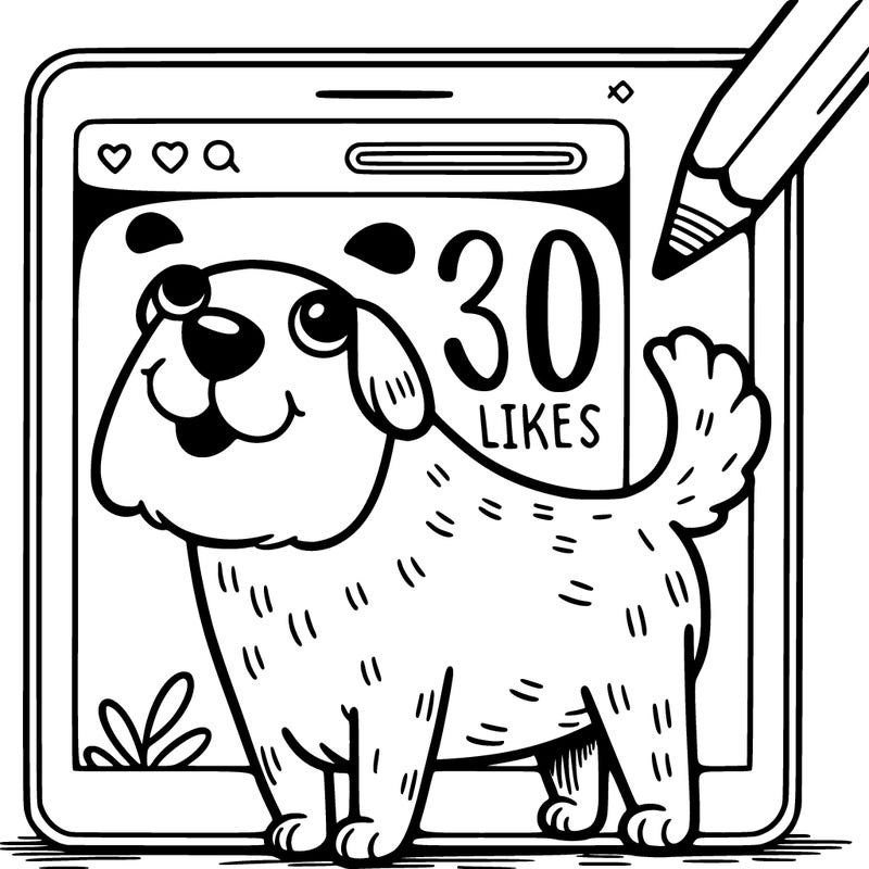 dog that will die if it doesn’t get 30 likes!