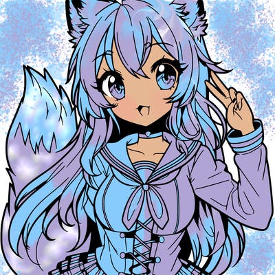 anime fox girl