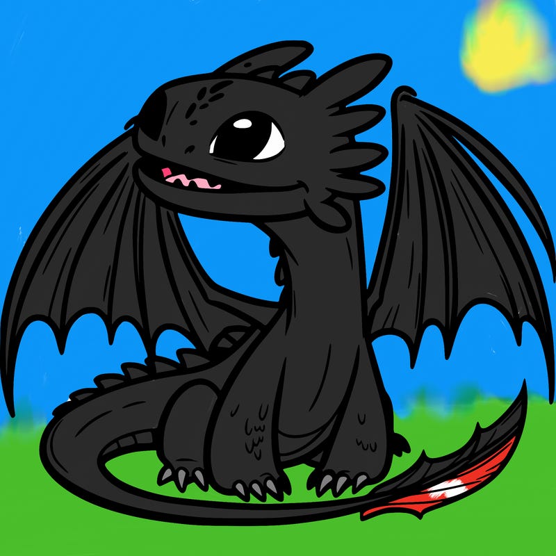 toothless dragon