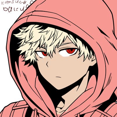 anime guy in hoodie