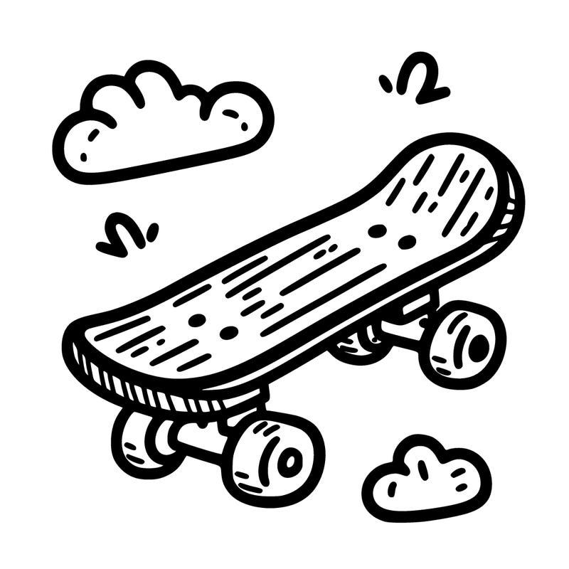 simple skateboard