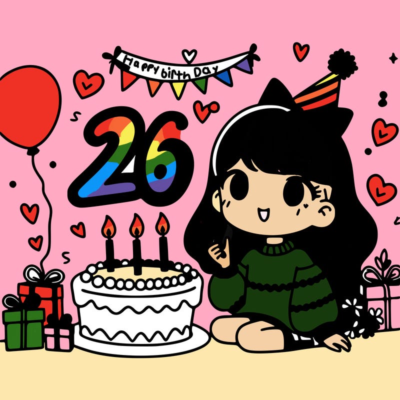 girl's 26th birthday