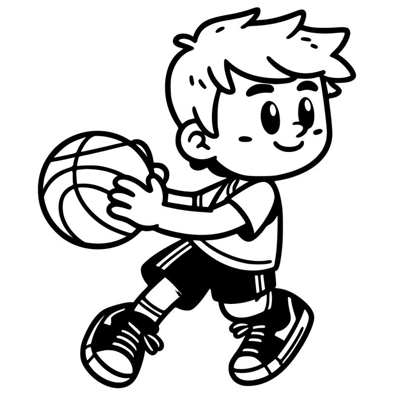 sports basketball boy