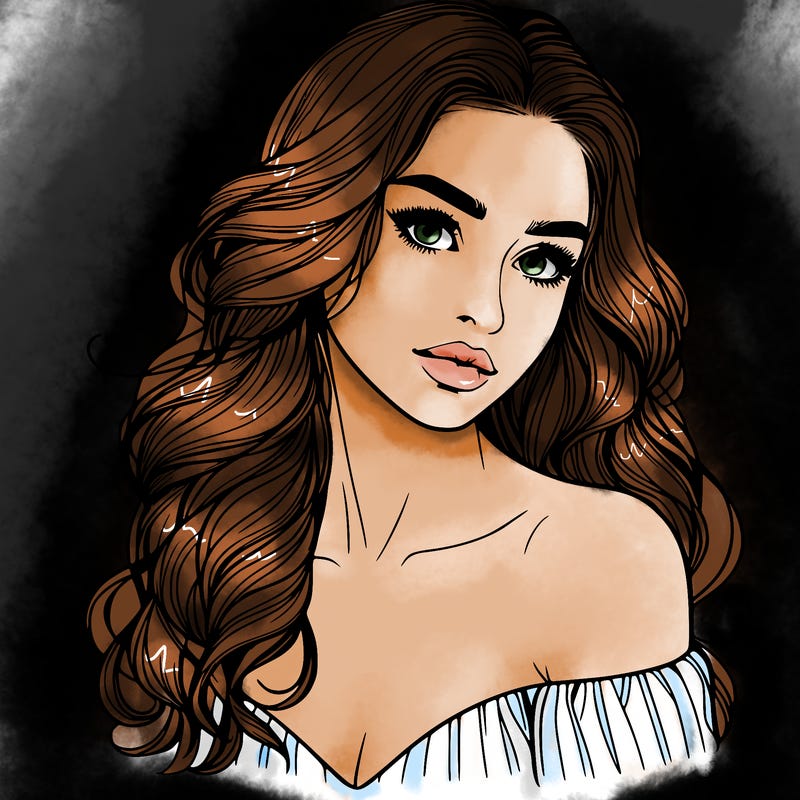 beautiful realistic girl