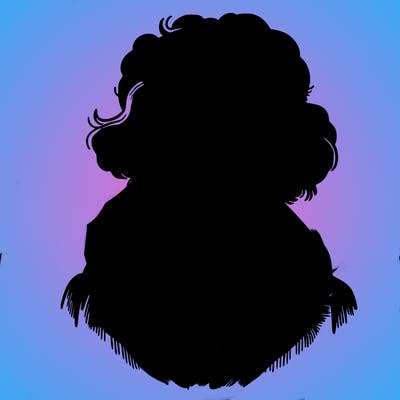 draw a portrait of classical composer beethoven